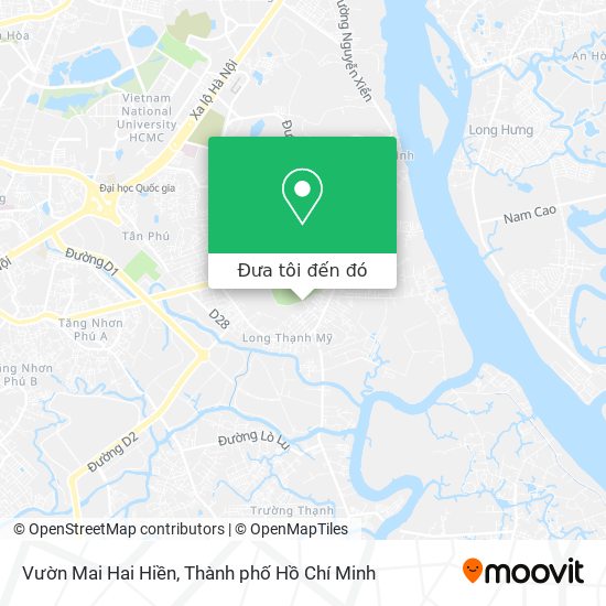 Bản đồ Vườn Mai Hai Hiền