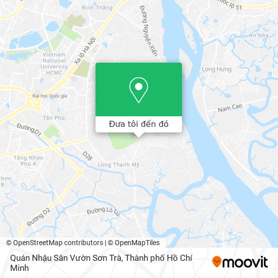 Bản đồ Quán Nhậu Sân Vườn Sơn Trà