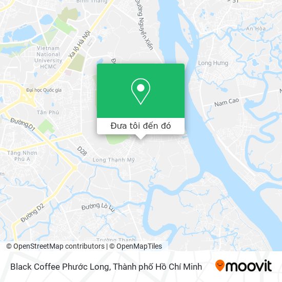 Bản đồ Black Coffee Phước Long
