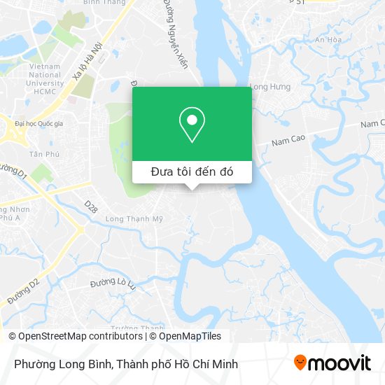 Bản đồ Phường Long Bình