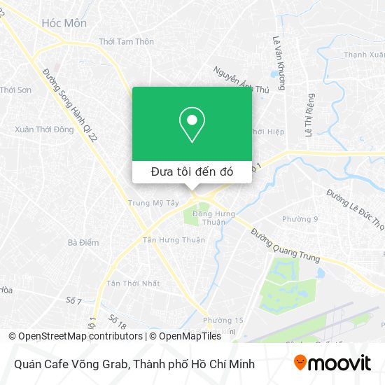 Bản đồ Quán Cafe Võng Grab