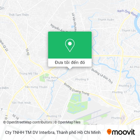Bản đồ Cty TNHH TM DV Interbra