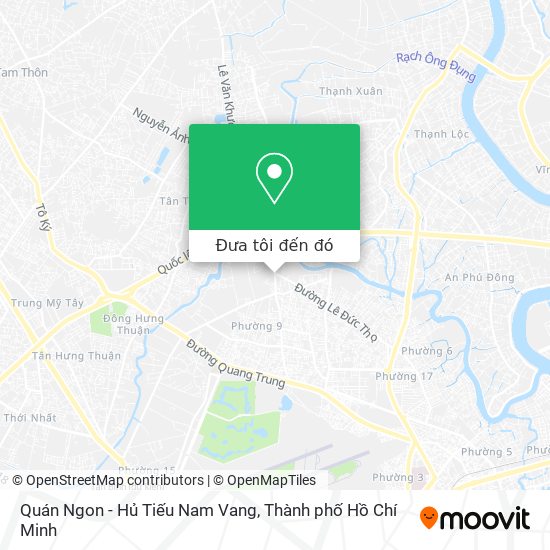 Bản đồ Quán Ngon - Hủ Tiếu Nam Vang