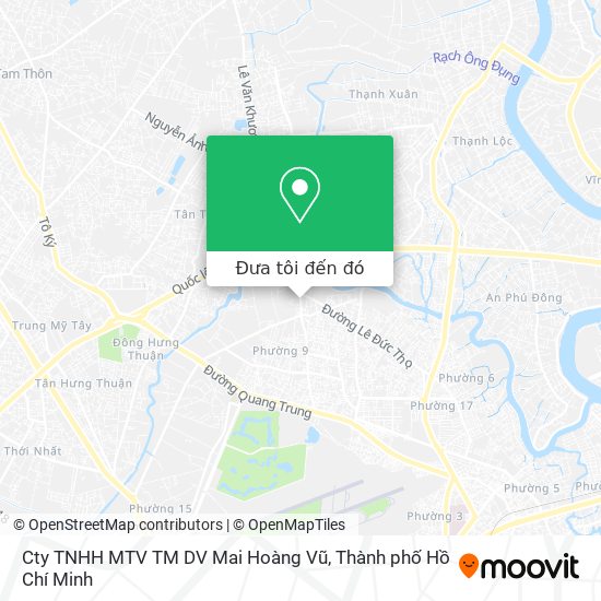 Bản đồ Cty TNHH MTV TM DV Mai Hoàng Vũ