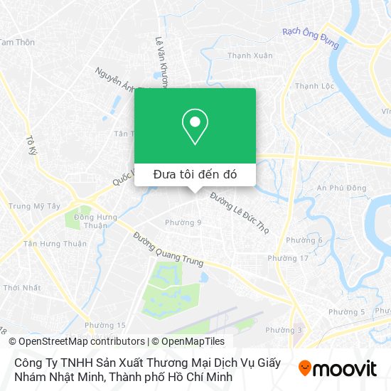 Bản đồ Công Ty TNHH Sản Xuất Thương Mại Dịch Vụ Giấy Nhám Nhật Minh