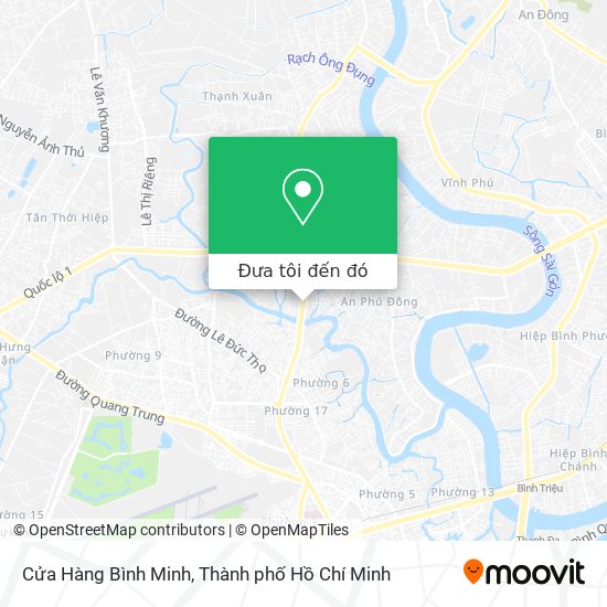 Bản đồ Cửa Hàng Bình Minh