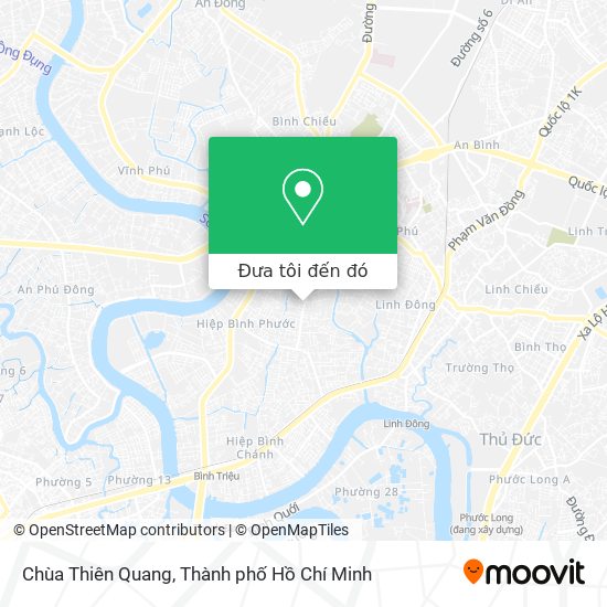 Bản đồ Chùa Thiên Quang