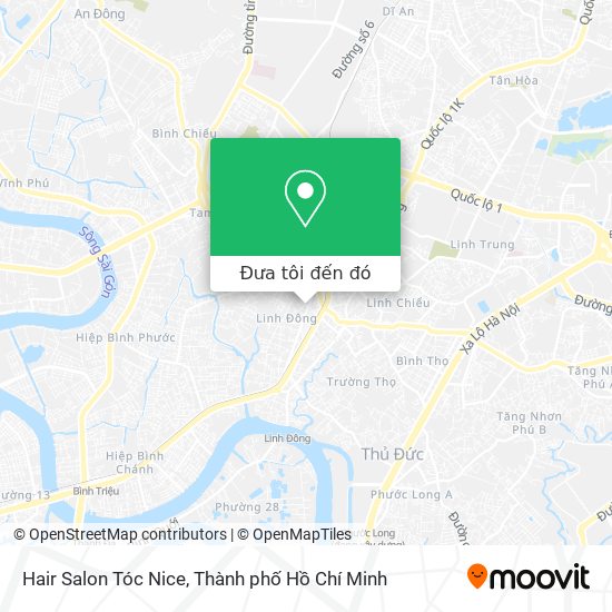 Bản đồ Hair Salon Tóc Nice