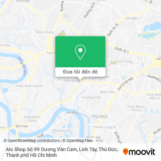 Bản đồ Alo Shop Số 99 Dương Văn Cam, Linh Tây, Thủ Đức