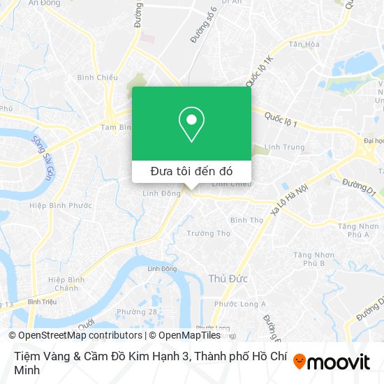 Bản đồ Tiệm Vàng & Cầm Đồ Kim Hạnh 3