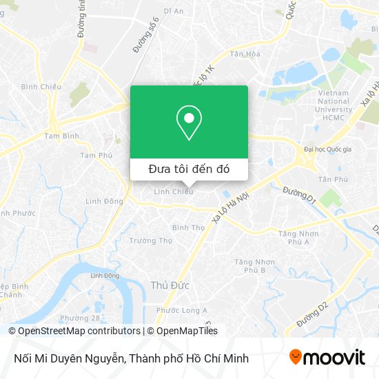 Bản đồ Nối Mi Duyên Nguyễn