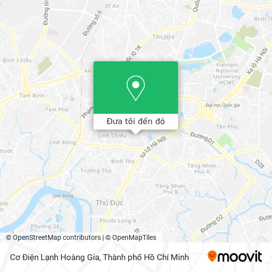 Bản đồ Cơ Điện Lạnh Hoàng Gia