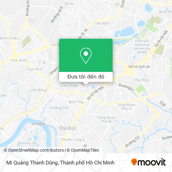 Bản đồ Mì Quảng Thanh Dũng