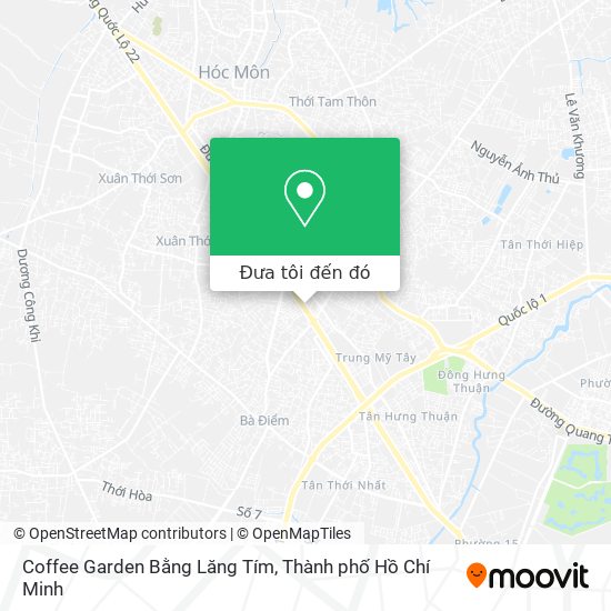 Bản đồ Coffee Garden Bằng Lăng Tím