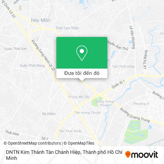 Bản đồ DNTN Kim Thành Tân Chánh Hiệp