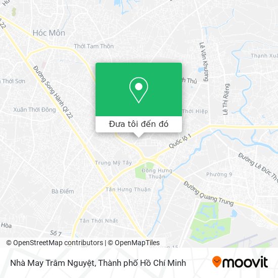 Bản đồ Nhà May Trâm Nguyệt