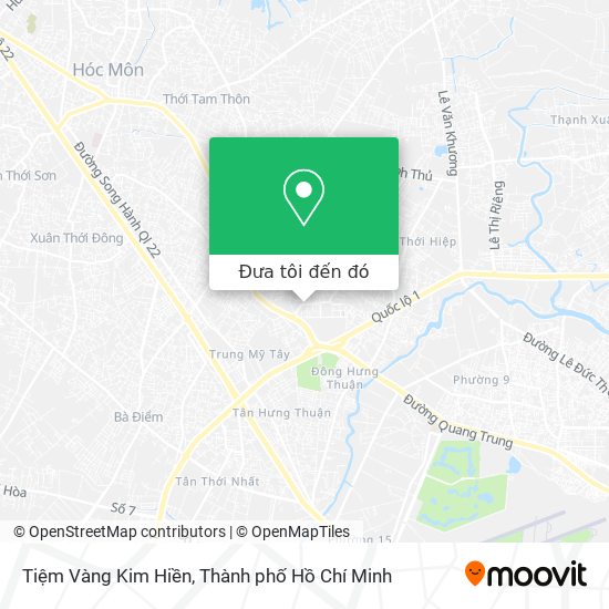 Bản đồ Tiệm Vàng Kim Hiền