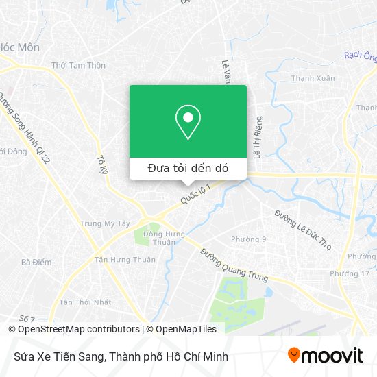 Bản đồ Sửa Xe Tiến Sang