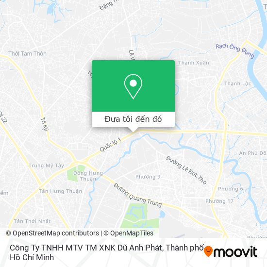 Bản đồ Công Ty TNHH MTV TM XNK Dũ Anh Phát