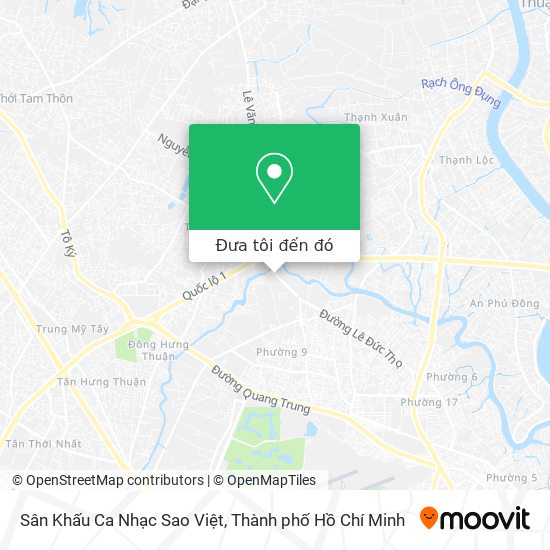 Bản đồ Sân Khấu Ca Nhạc Sao Việt