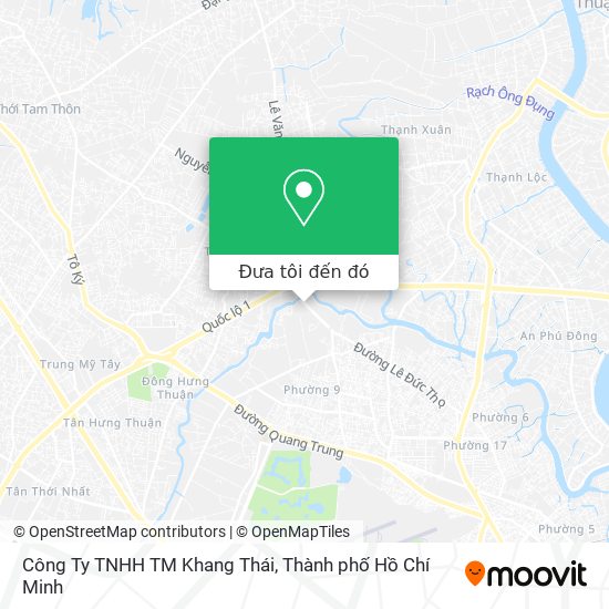 Bản đồ Công Ty TNHH TM Khang Thái