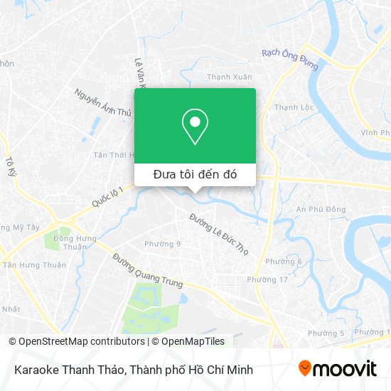Bản đồ Karaoke Thanh Thảo