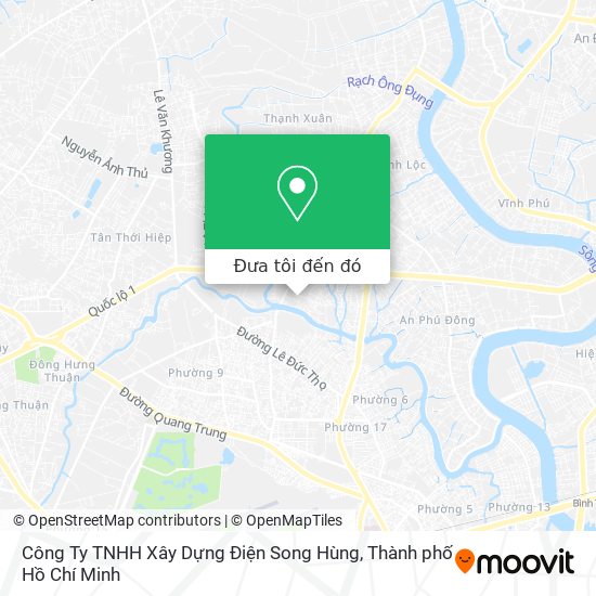 Bản đồ Công Ty TNHH Xây Dựng Điện Song Hùng