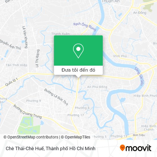 Bản đồ Chè Thái-Chè Huế