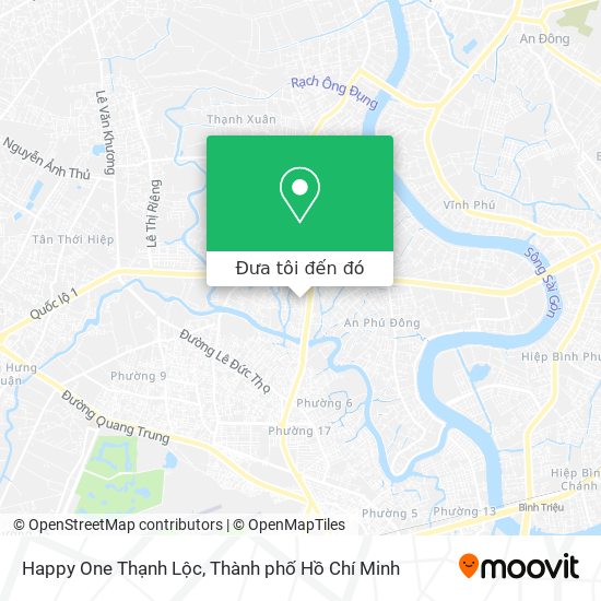Bản đồ Happy One Thạnh Lộc