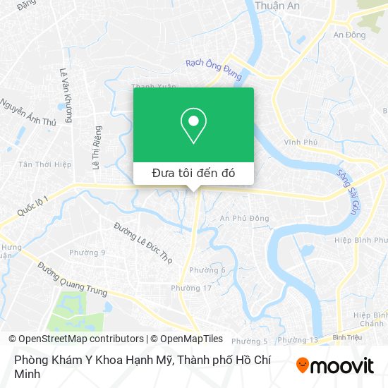 Bản đồ Phòng Khám Y Khoa Hạnh Mỹ