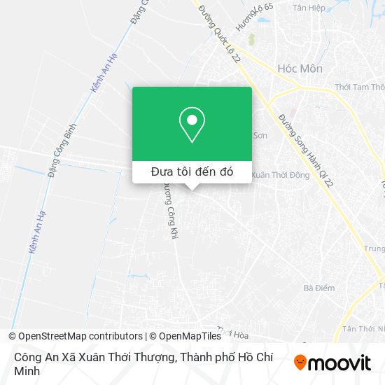 Bản đồ Công An Xã Xuân Thới Thượng