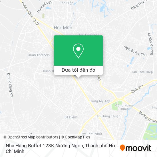 Bản đồ Nhà Hàng Buffet 123K Nướng Ngon