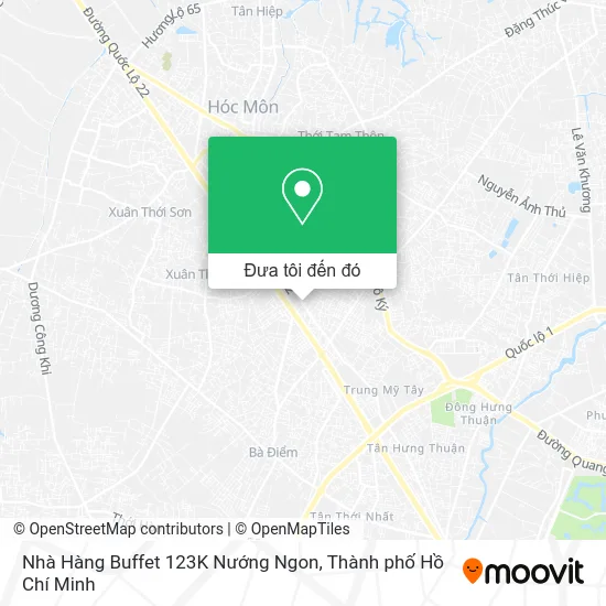 Bản đồ Nhà Hàng Buffet 123K Nướng Ngon