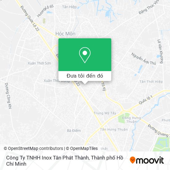 Bản đồ Công Ty TNHH Inox Tân Phát Thành