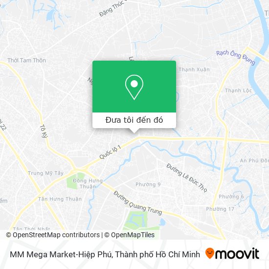 Bản đồ MM Mega Market-Hiệp Phú