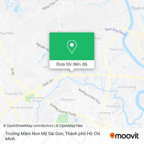 Bản đồ Trường Mầm Non Mỹ Sài Gòn