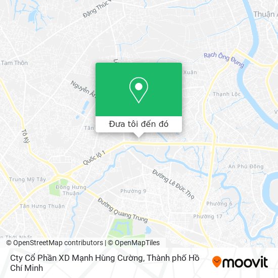 Bản đồ Cty Cổ Phần XD Mạnh Hùng Cường