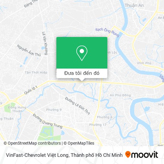 Bản đồ VinFast-Chevrolet Việt Long