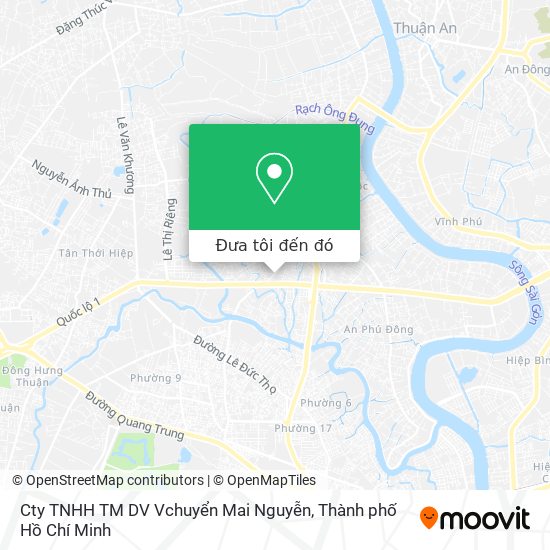 Bản đồ Cty TNHH TM DV Vchuyển Mai Nguyễn