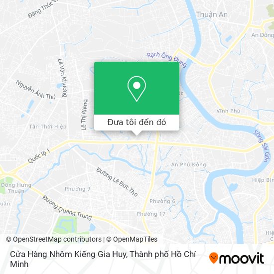 Bản đồ Cửa Hàng Nhôm Kiếng Gia Huy