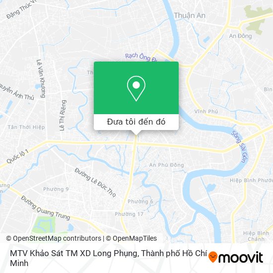 Bản đồ MTV Khảo Sát TM XD Long Phụng