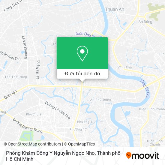 Bản đồ Phòng Khám Đông Y Nguyễn Ngọc Nho