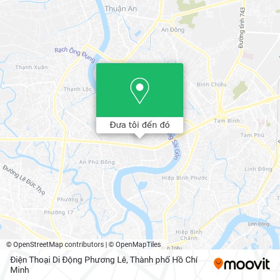 Bản đồ Điện Thoại Di Động Phương Lê