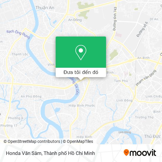 Bản đồ Honda Văn Sâm