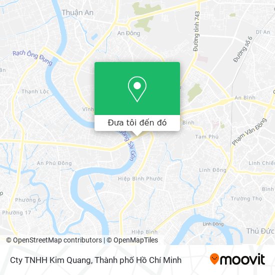 Bản đồ Cty TNHH Kim Quang