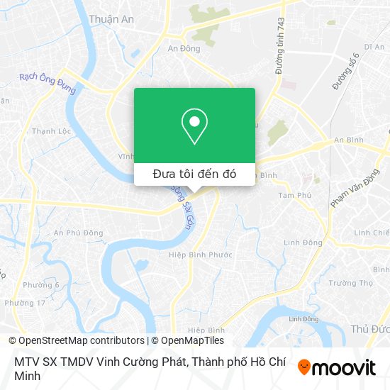 Bản đồ MTV SX TMDV Vinh Cường Phát