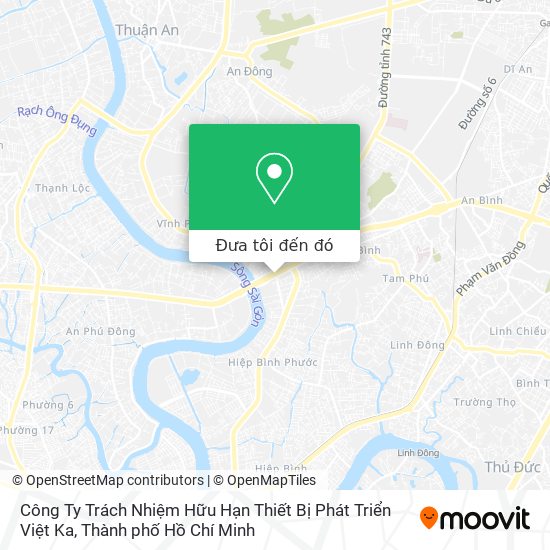 Bản đồ Công Ty Trách Nhiệm Hữu Hạn Thiết Bị Phát Triển Việt Ka