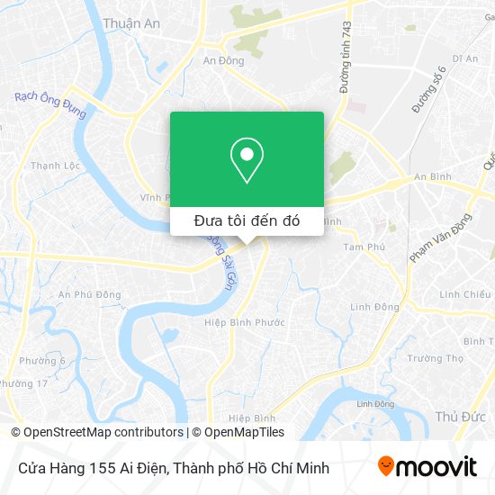 Bản đồ Cửa Hàng 155 Ai Điện