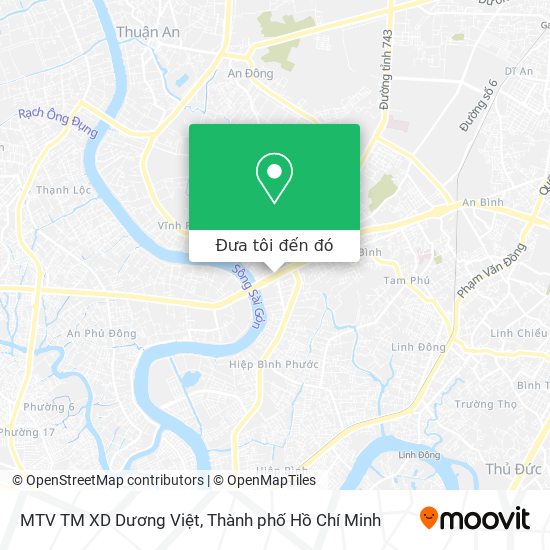 Bản đồ MTV TM XD Dương Việt
