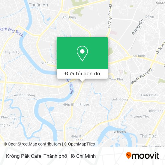 Bản đồ Krông Pắk Cafe